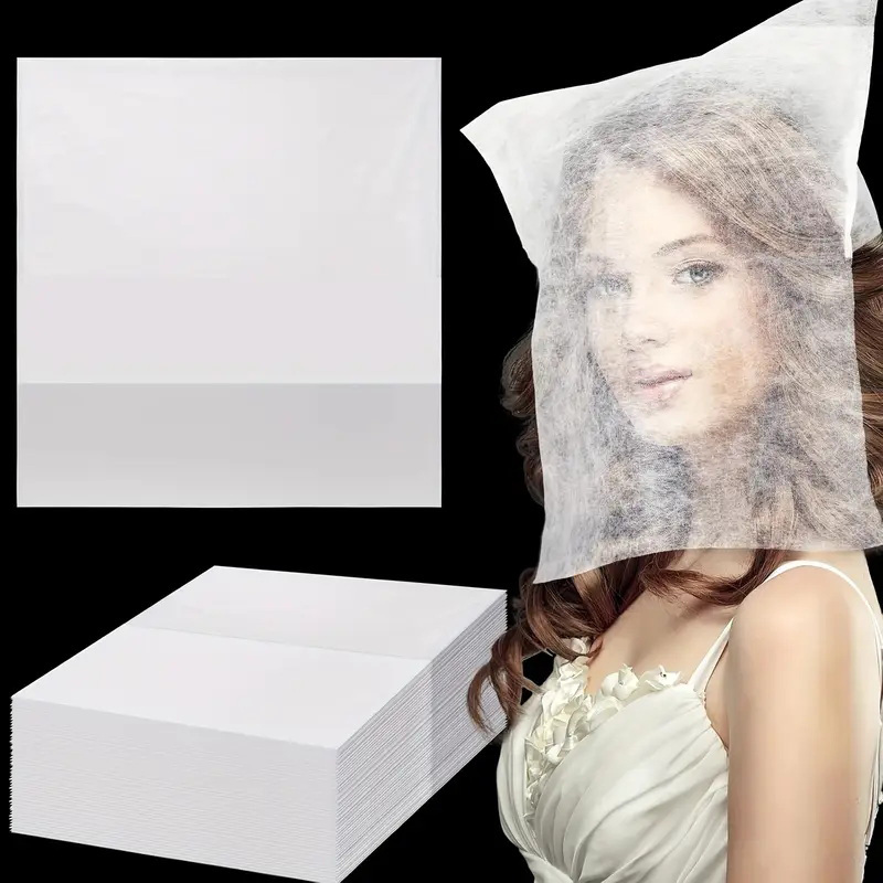 Beauty Makeup Bridal - **50 Stück Einweg-Make-up-Schutzhauben, atmungsaktive Kosmetik- und
