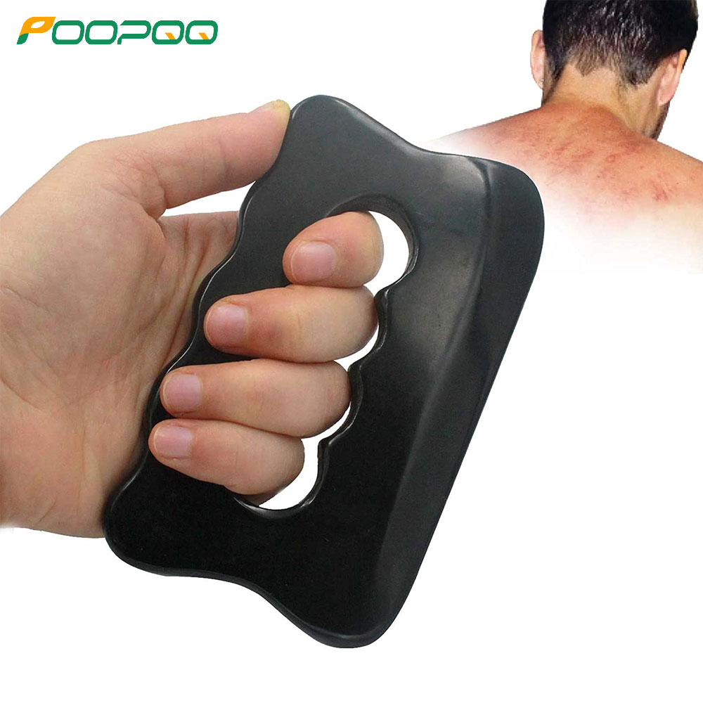 Jade Roller Gua Sha - 1 Stück Gua Sha-Massagegerät, Bian Stone