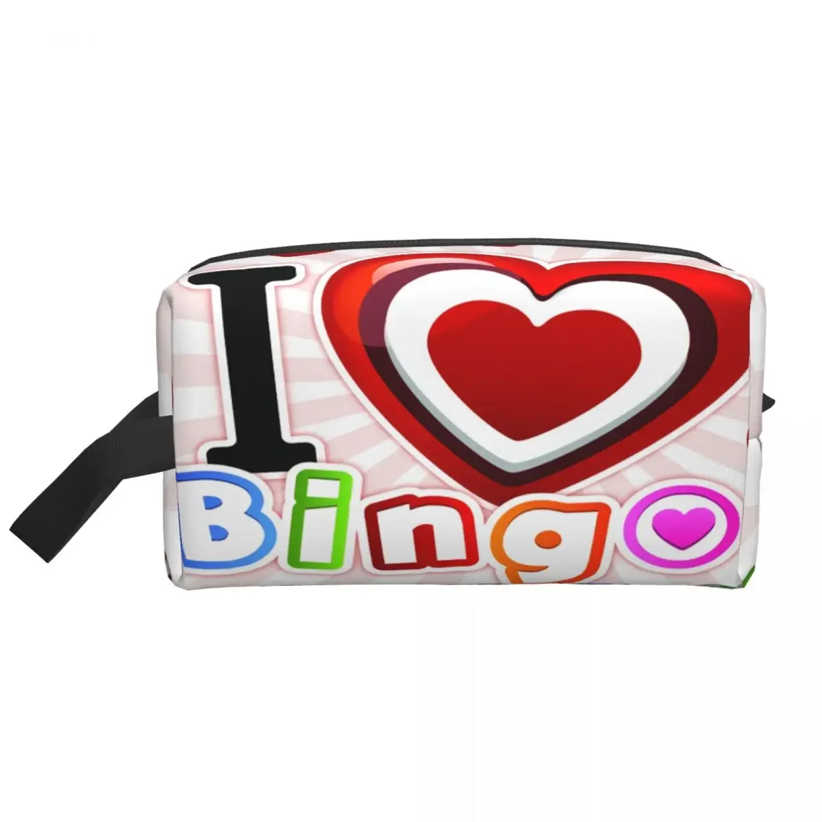 Beauty Love Makeup - Benutzerdefinierte I Love Bingo Reise Kosmetiktasche