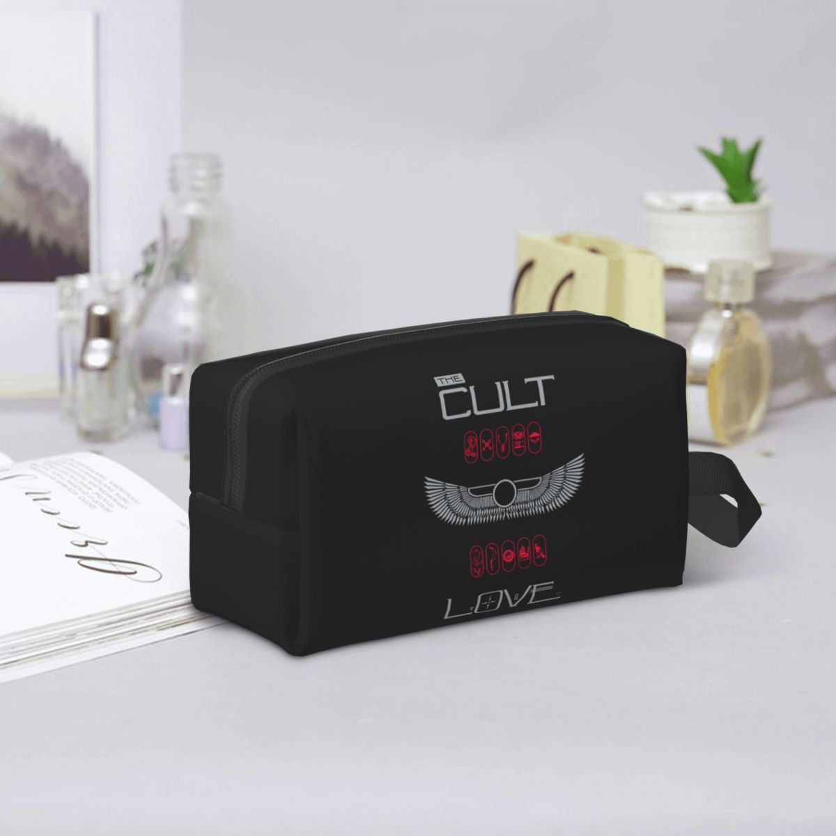 Beauty Love Makeup - The Cult Love Make-up-Tasche, Kosmetik-Organizer, Aufbewahrungstasche,