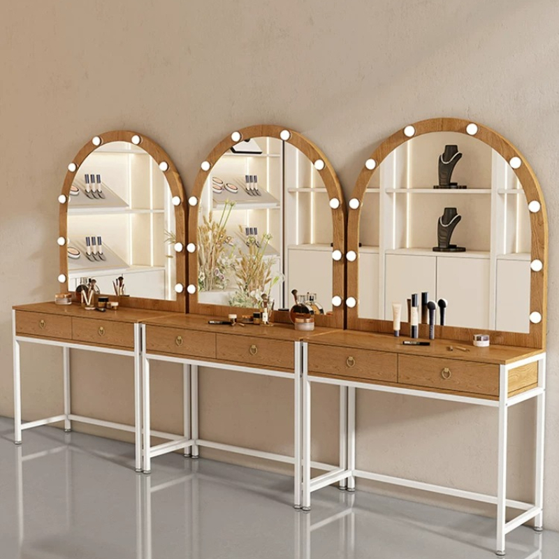 Beauty Makeup Bridal - Internet-Promi-Studio-Schminkspiegel mit Lampe, Schminktisch für Brautgeschäfte,