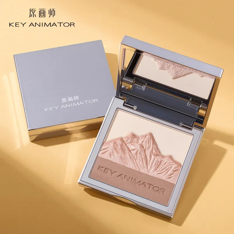 Beauty Makeup Palette - KEY ANIMATOR Highlighter-Puder-Palette Rouge Gesichtskontur Illuminator