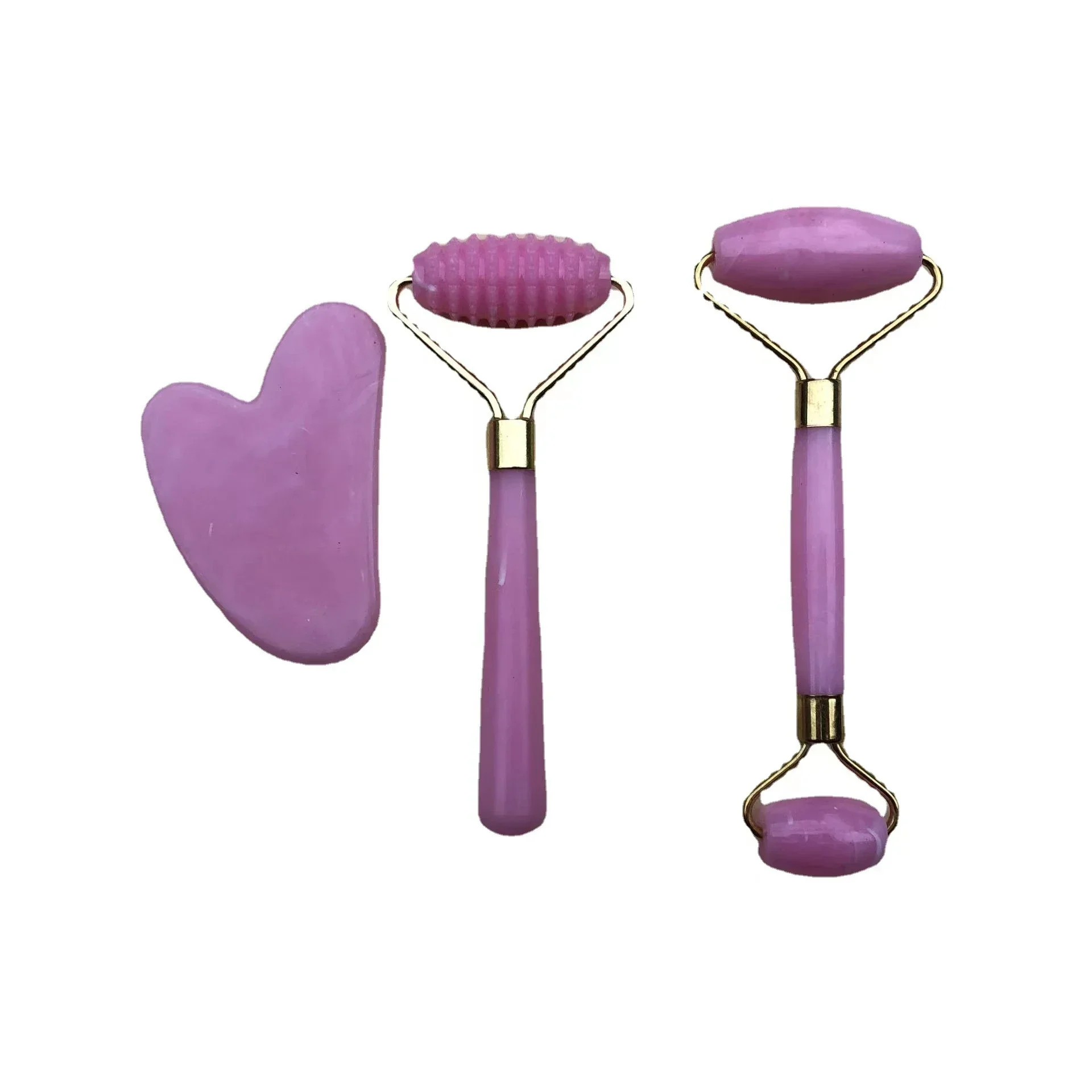 Jade Roller Gua Sha - Harz-Rollenmassagegerät für Gesicht und Körper, Gua