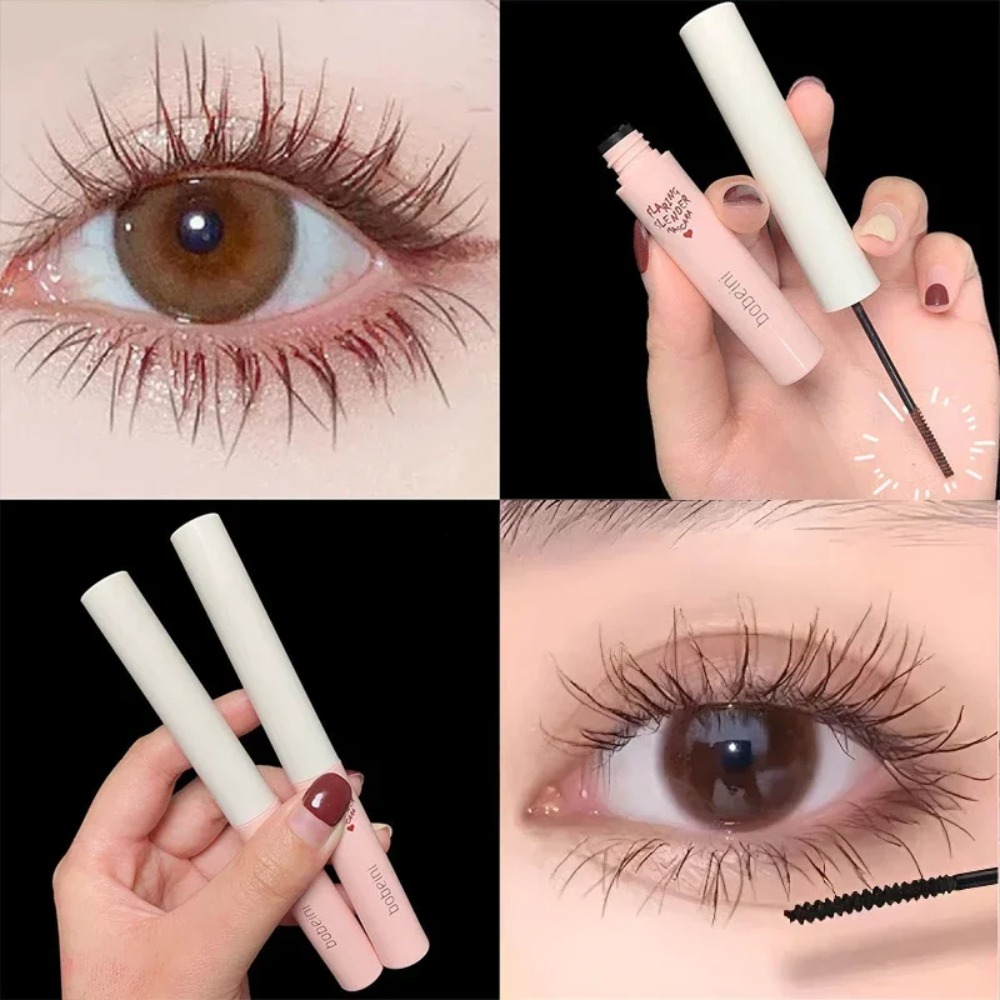 Huda Beauty Makeup Set - Ultrafeine Pinsel-Mascara, Make-up, Seidenfaser, verlängert die
