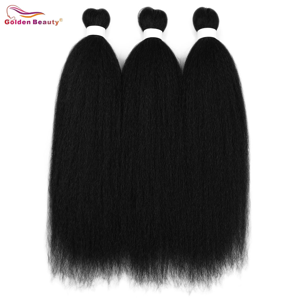 Pure Beauty Hair & Makeup - 3er-Pack Vixen Häkelbündel 26 Zoll Flammhemmende