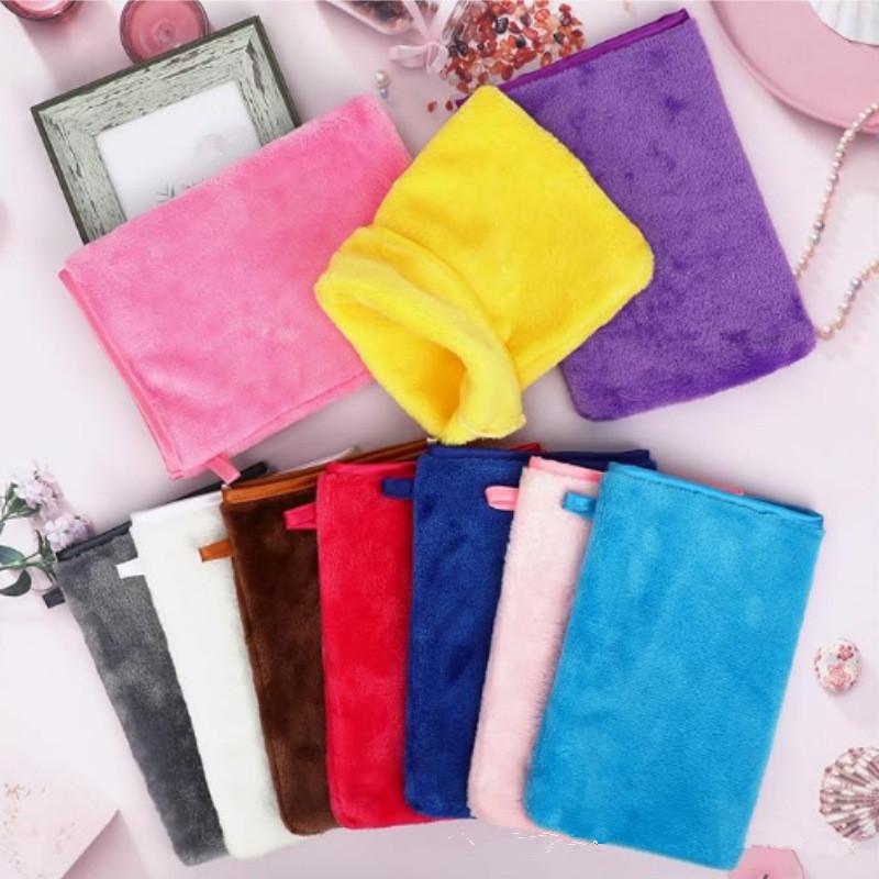 Beauty Makeup Remover - 1 Stück Bunte Make-up-Entferner Reinigungshandschuhe Wiederverwendbare