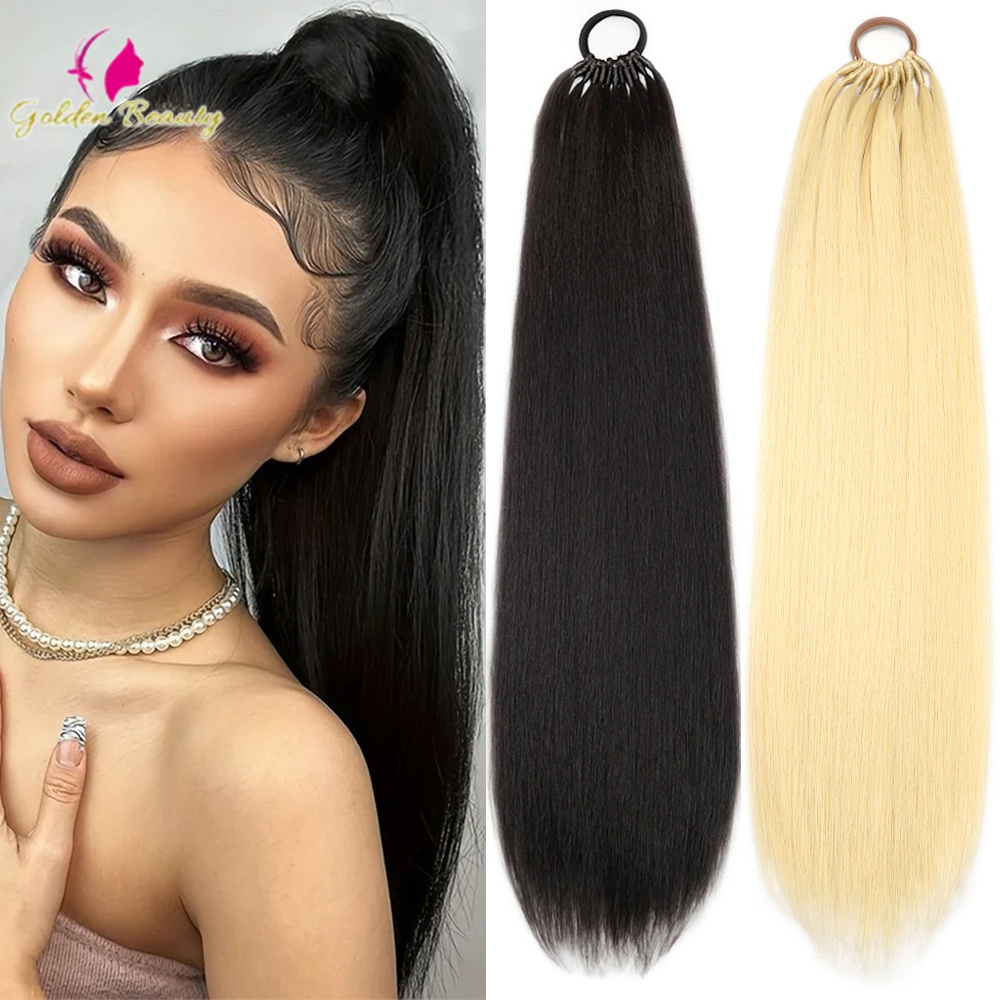 Pure Beauty Hair & Makeup - Freedress Großhandel 32 Zoll lange Pferdeschwanz-Haarverlängerung,