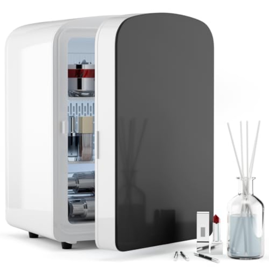 Beauty Makeup Desk - 9L Mini-Kühlschrank für Schlafzimmer, Auto, Studentenwohnheim,