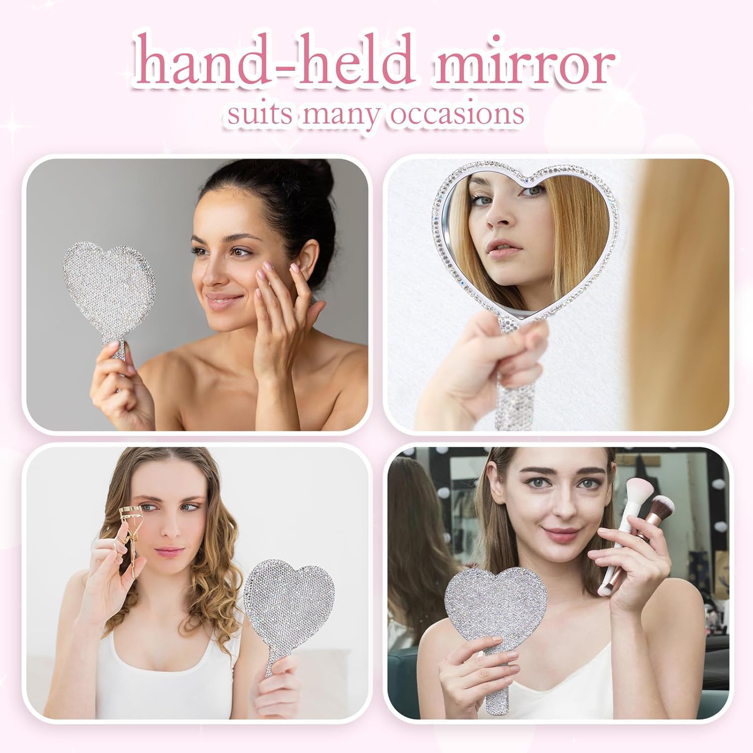 Diamant Handheld Make-Up Spieg – Beauty Love Makeup Bewertung und Preis