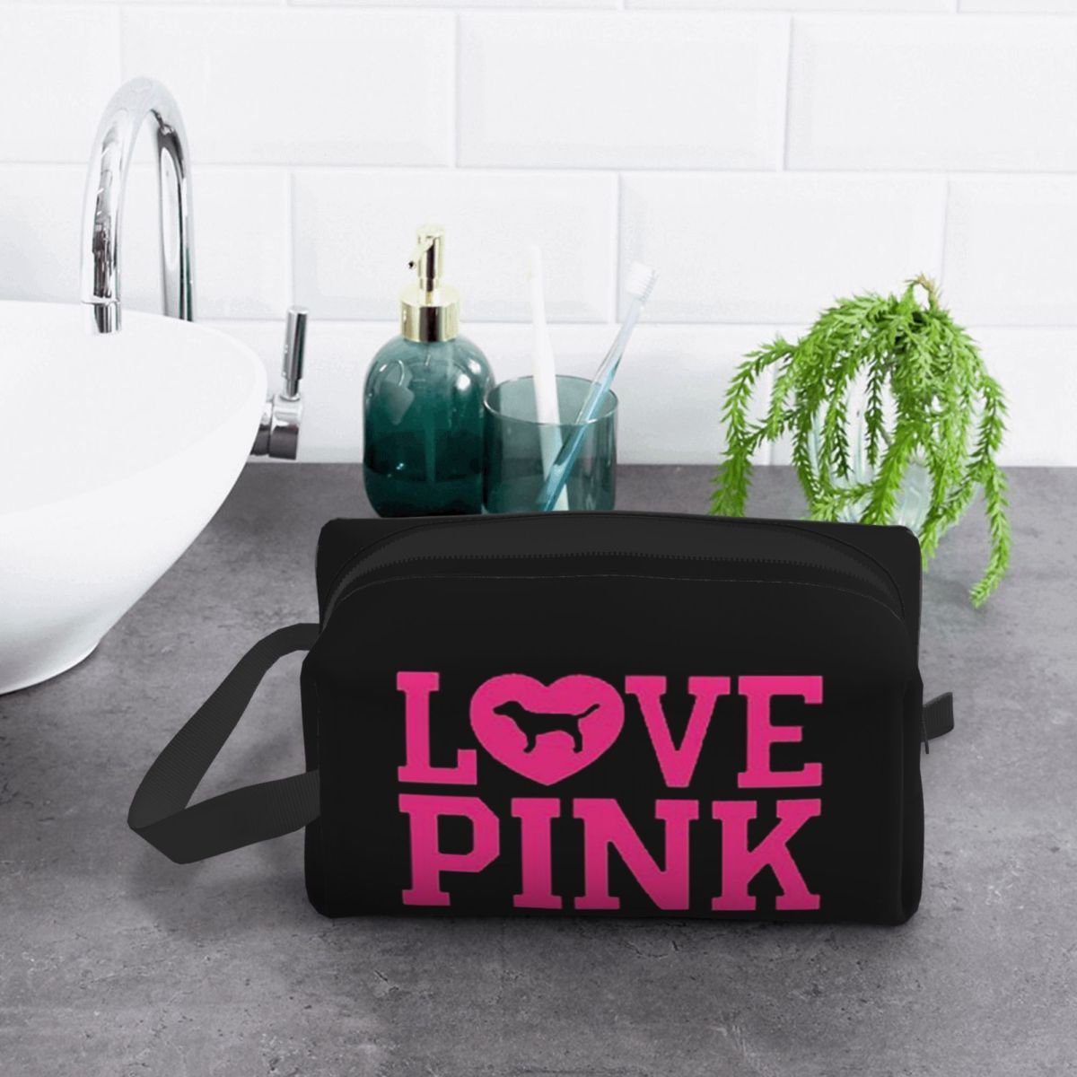 Love Pink Make-up-Tasche Kosme – Beauty Love Makeup Bewertung und Preis