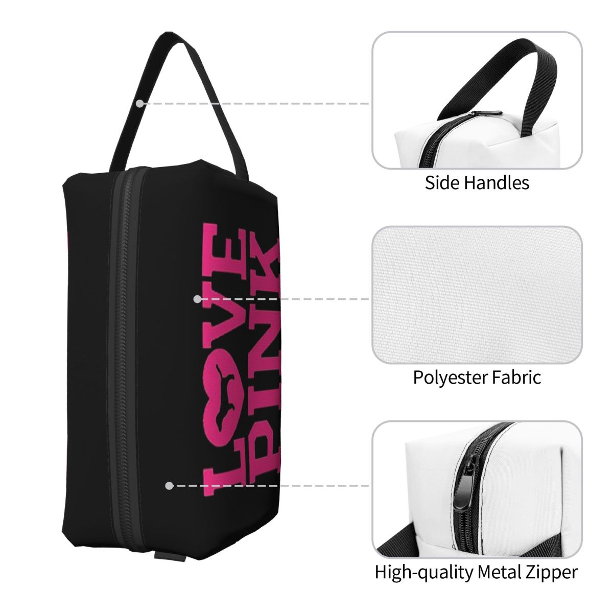 Love Pink Make-up-Tasche Kosme – Beauty Love Makeup Bewertung und Preis