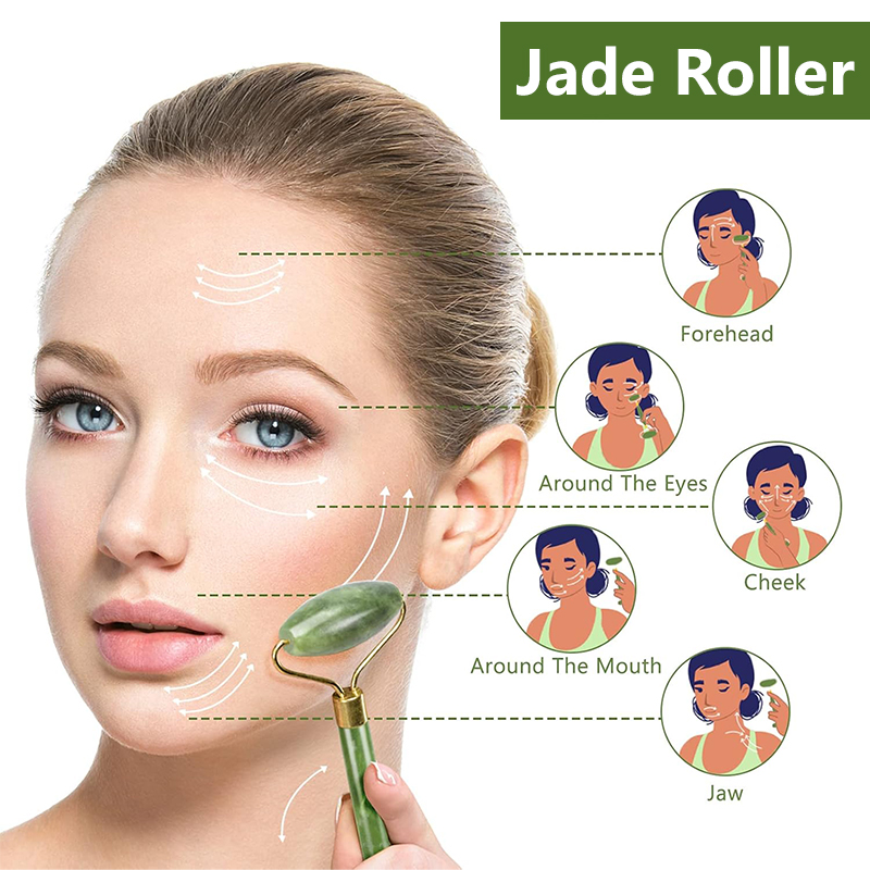 Natürliche Jade Roller Gesicht – Jade Roller Gua Sha Bewertung und Preis