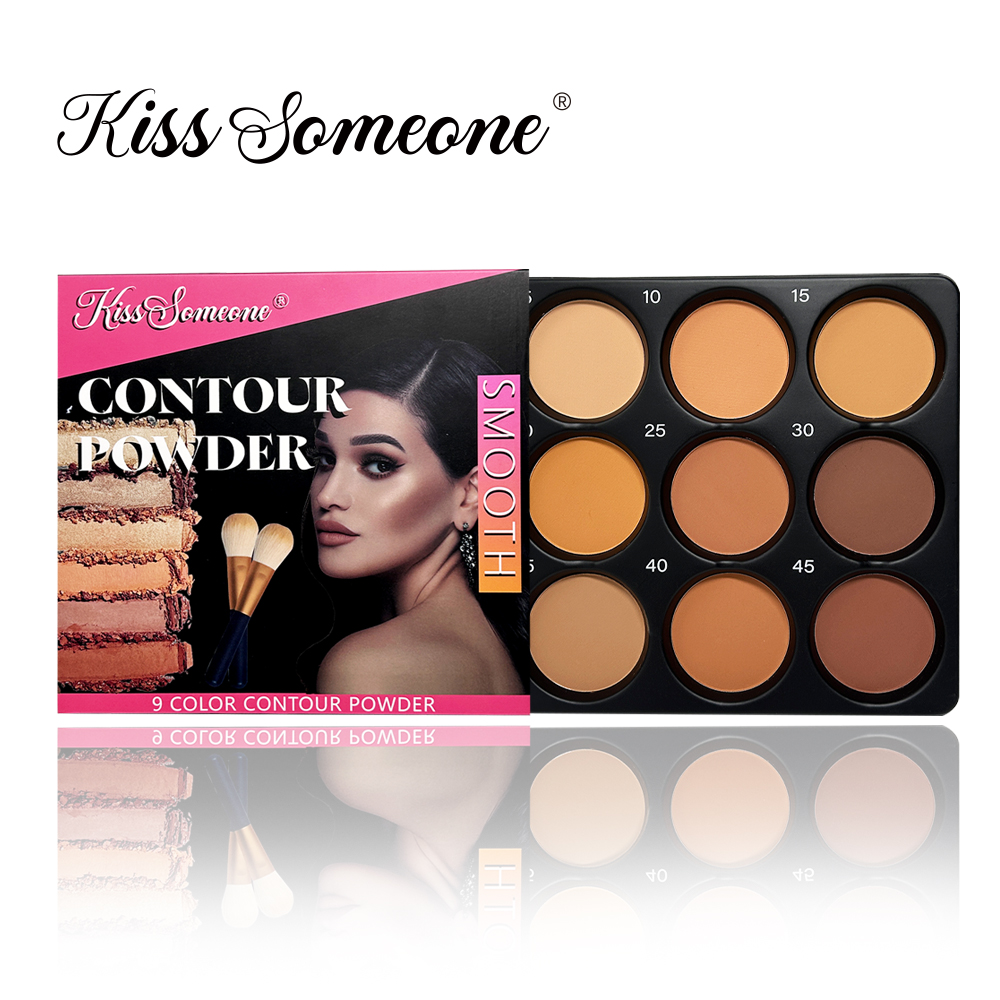 9-farbige Puder-Konturpalette, – Beauty Makeup Palette Bewertung und Preis