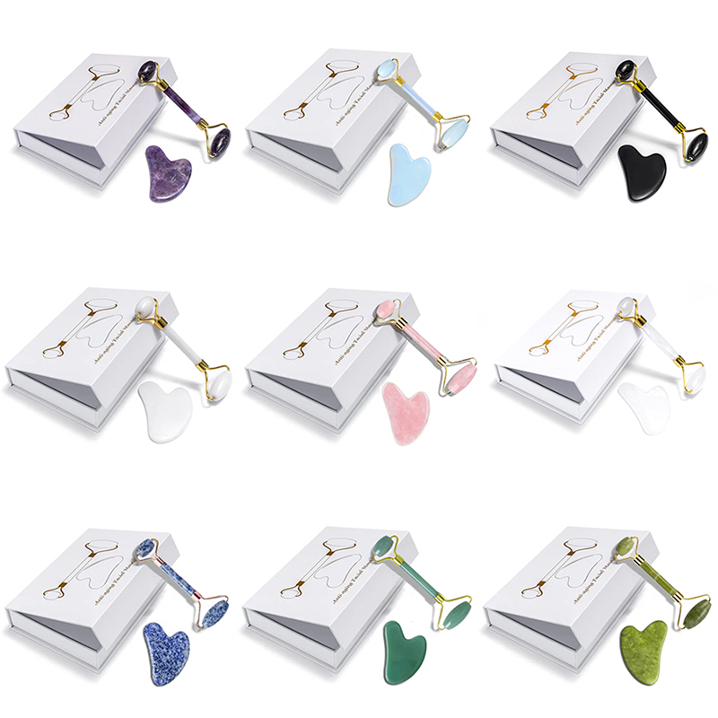 Rosenquarz Natürlicher Jade-Ro – Jade Roller Gua Sha Bewertung und Preis