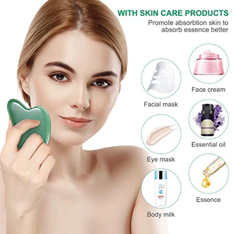 Rosenquarz Natürlicher Jade-Ro – Jade Roller Gua Sha Bewertung und Preis