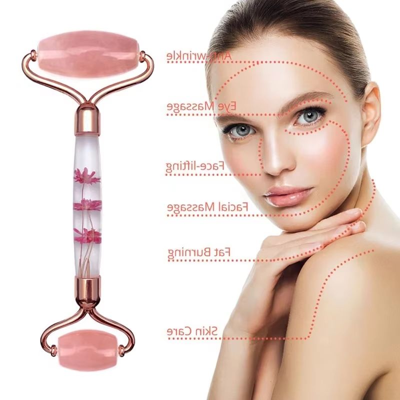 Rosenquarz Ewige Blumen-Roller – Jade Roller Gua Sha Bewertung und Preis