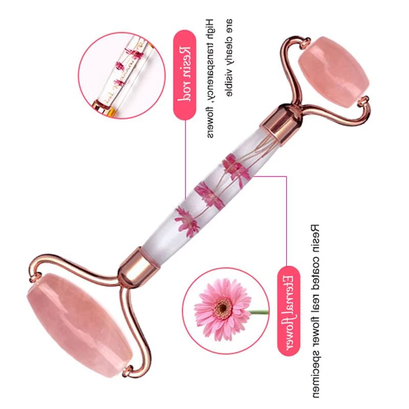 Rosenquarz Ewige Blumen-Roller – Jade Roller Gua Sha Bewertung und Preis