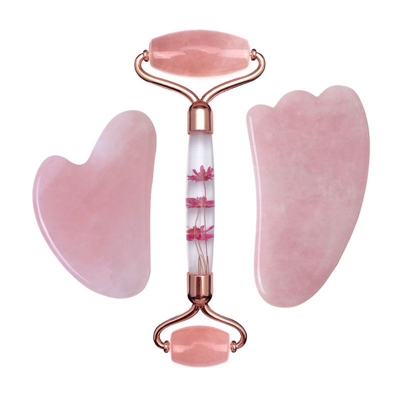 Rosenquarz Ewige Blumen-Roller – Jade Roller Gua Sha Bewertung und Preis