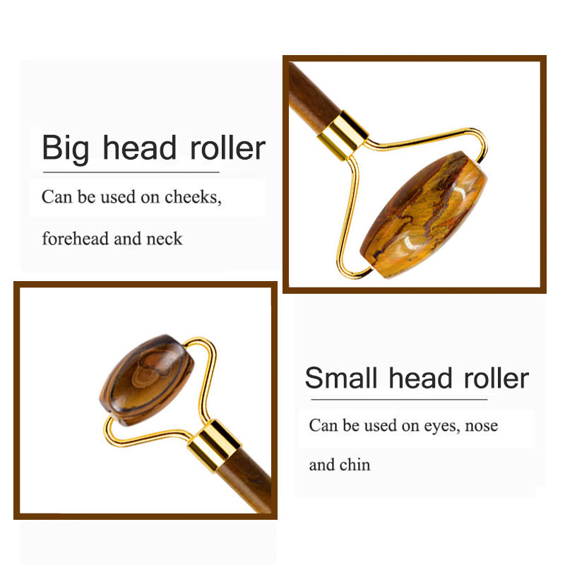 Natürliche Tigerauge Jade Roll – Jade Roller Gua Sha Bewertung und Preis