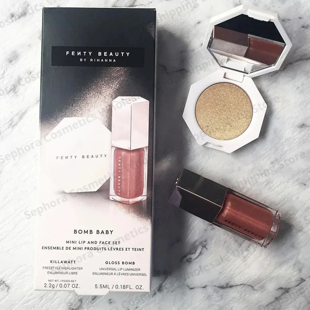 Fenty Beauty Lipgloss 2-in-1 S – Huda Beauty Makeup Set Bewertung und Preis