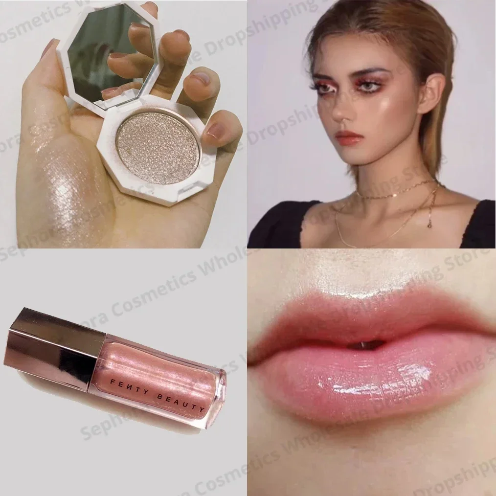 Fenty Beauty Lipgloss 2-in-1 S – Huda Beauty Makeup Set Bewertung und Preis