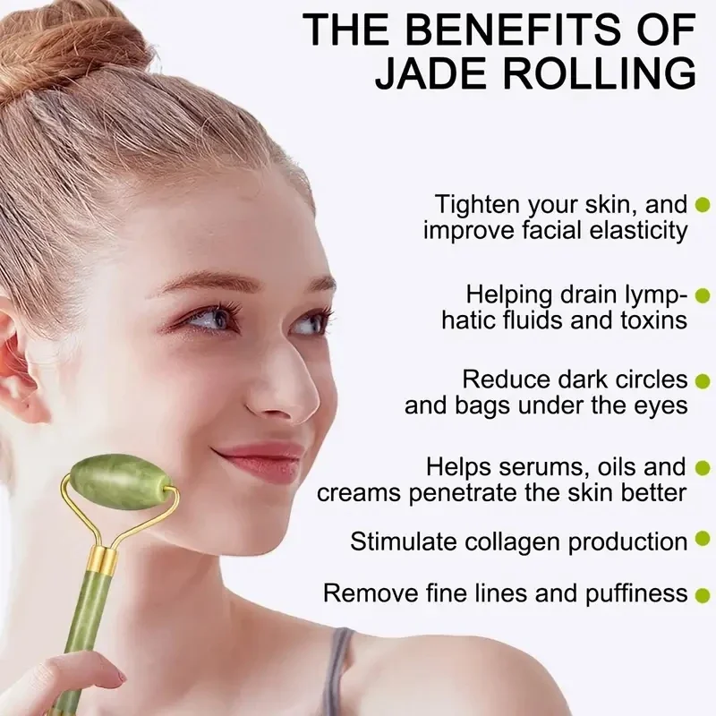 Natürlicher Jade-Roller für Ge – Jade Roller Gua Sha Bewertung und Preis